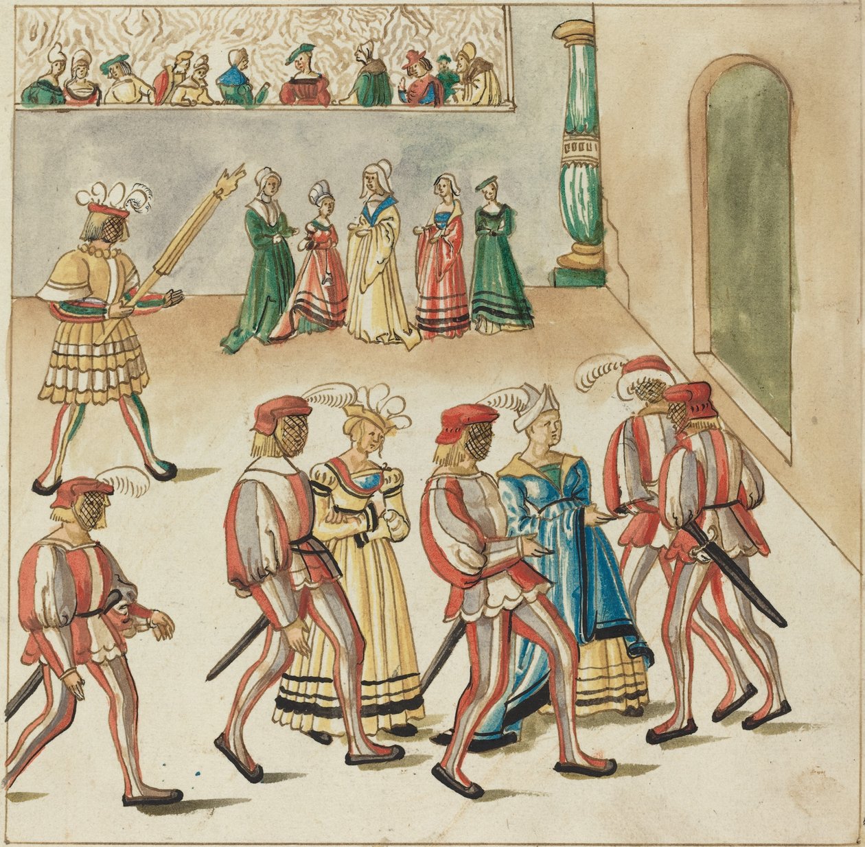 Mascarada de German 16th Century