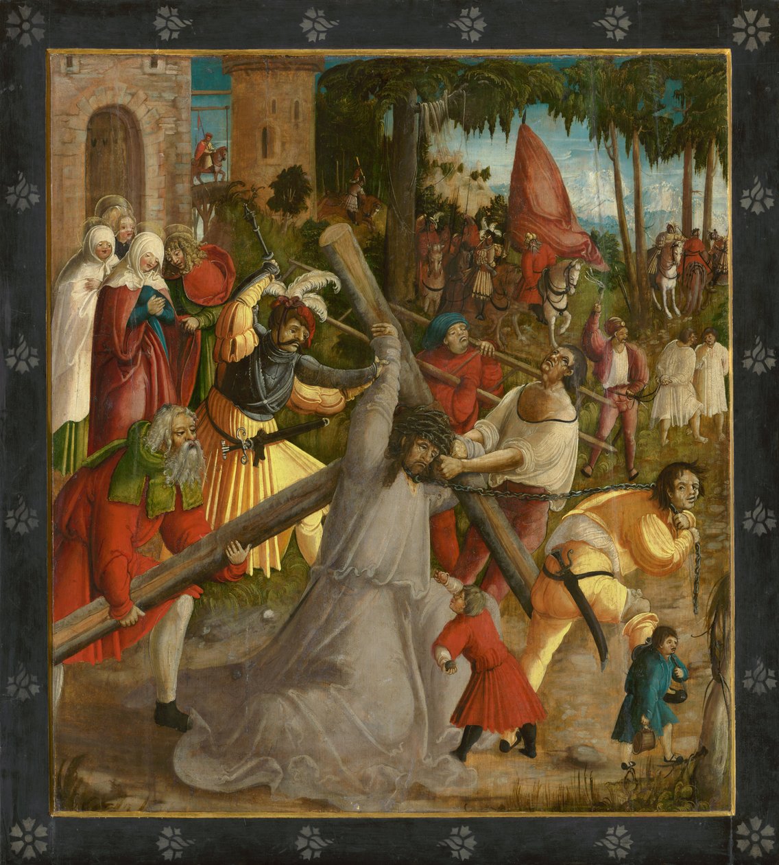 Cristo carregando a cruz, ca 1515. de German Master