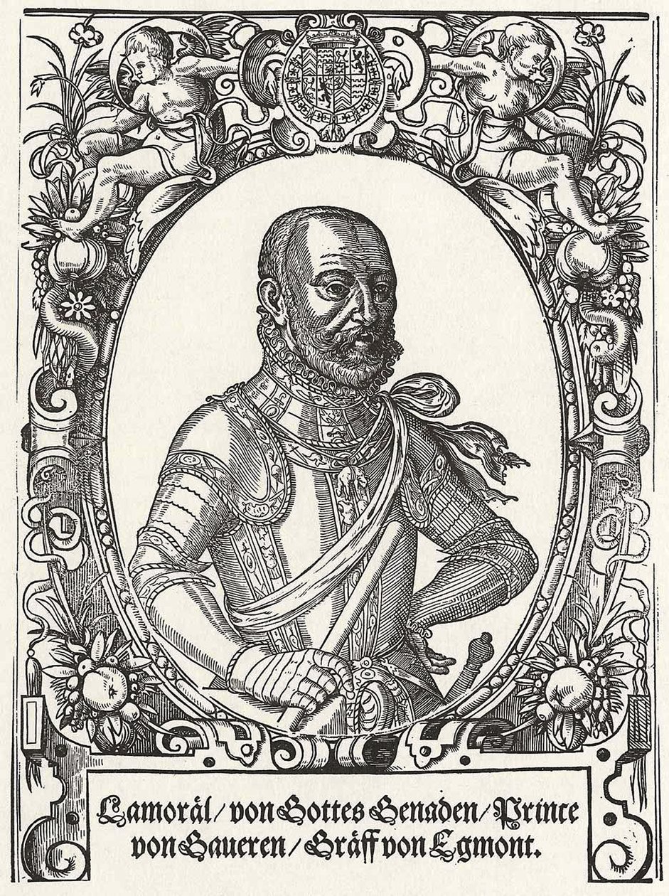 Retrato de Lamoral, conde de Egmont, príncipe de Gavere, segunda metade do século XVI. de German Master