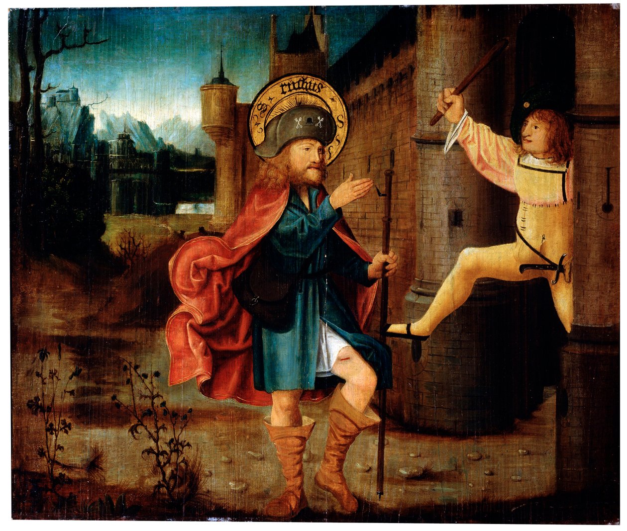 A Expulsão de Saint Roch de Roma, final do século XV de German Master