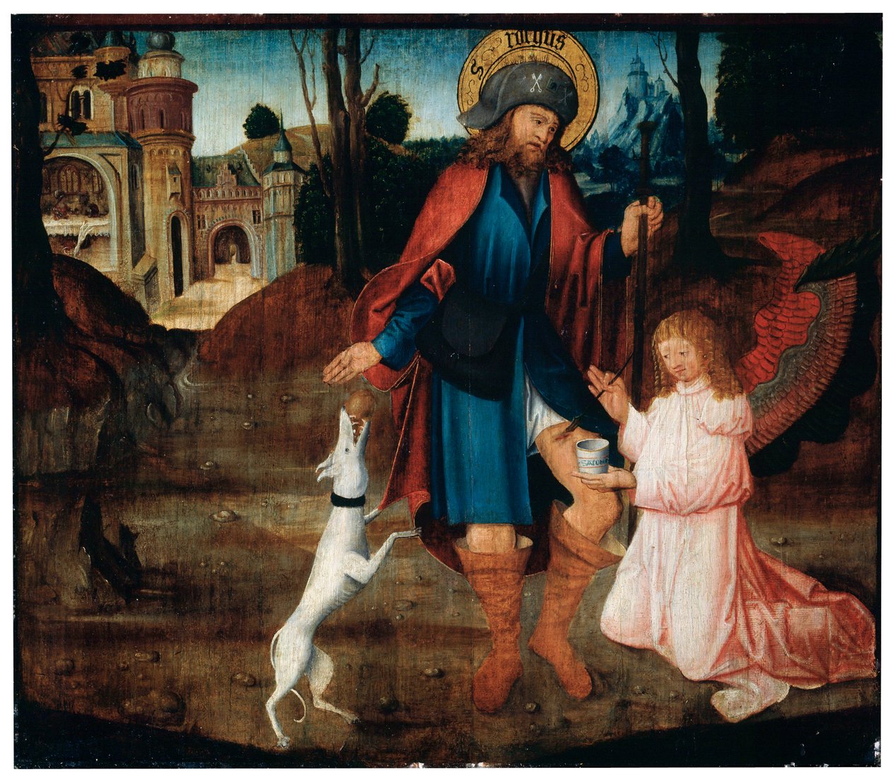 A cura de Saint Roch, final do século XV de German Master