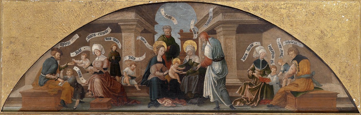 O Santo Parentesco, início do século XVI. de German Master