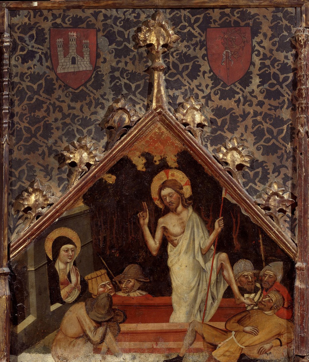A ressurreição de Cristo, século XV de German Master