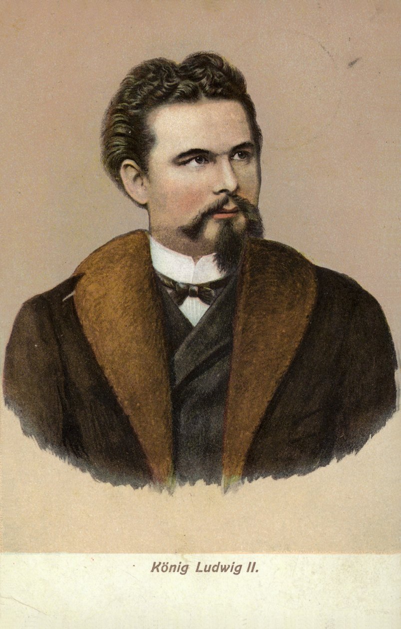 Ludwig II (fotografia a cores) de German Photographer