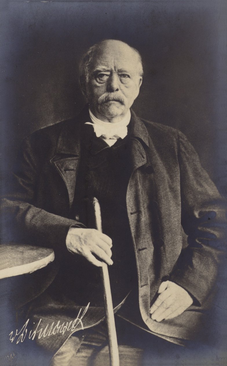 Otto von Bismarck (fotografia a preto e branco) de German Photographer