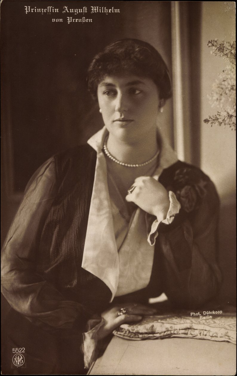 Princesa Augusta Guilherme da Prússia, NPG 5522 de German Photographer
