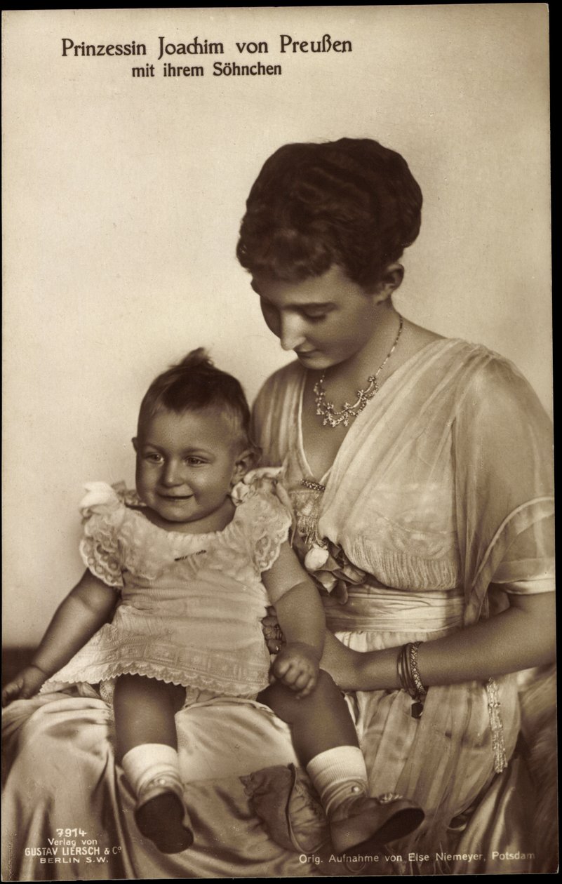 Princesa Joachim da Prússia, filho, Liersch 7914 de German Photographer