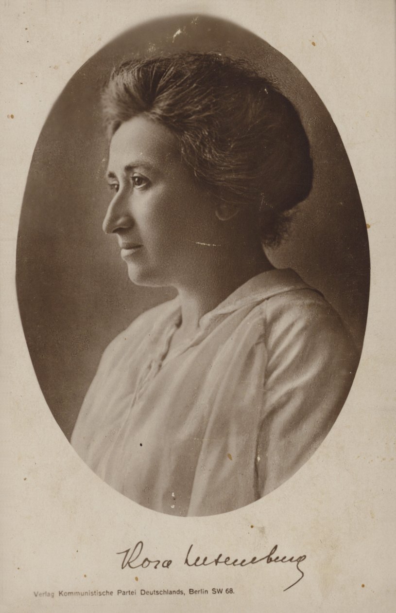 Rosa Luxemburgo (fotografia a preto e branco) de German Photographer