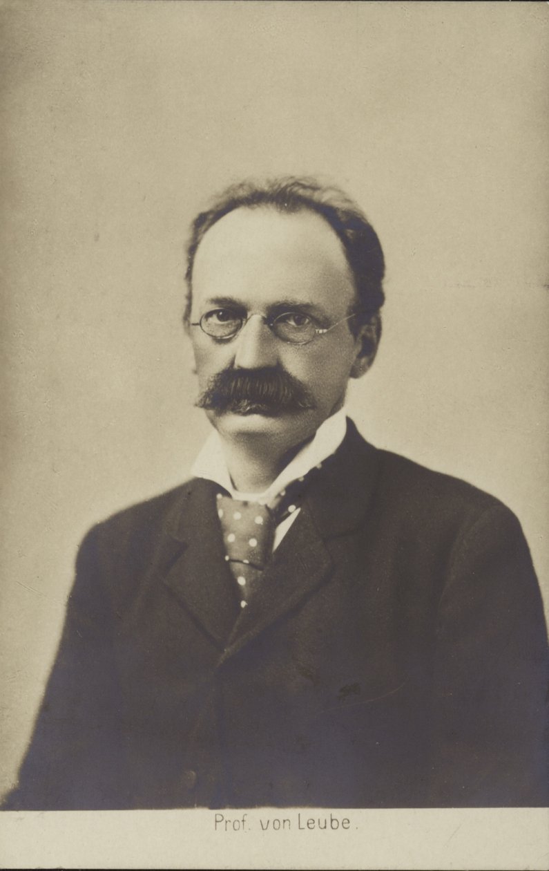 Wilhelm Olivier Leube (fotografia a preto e branco) de German Photographer