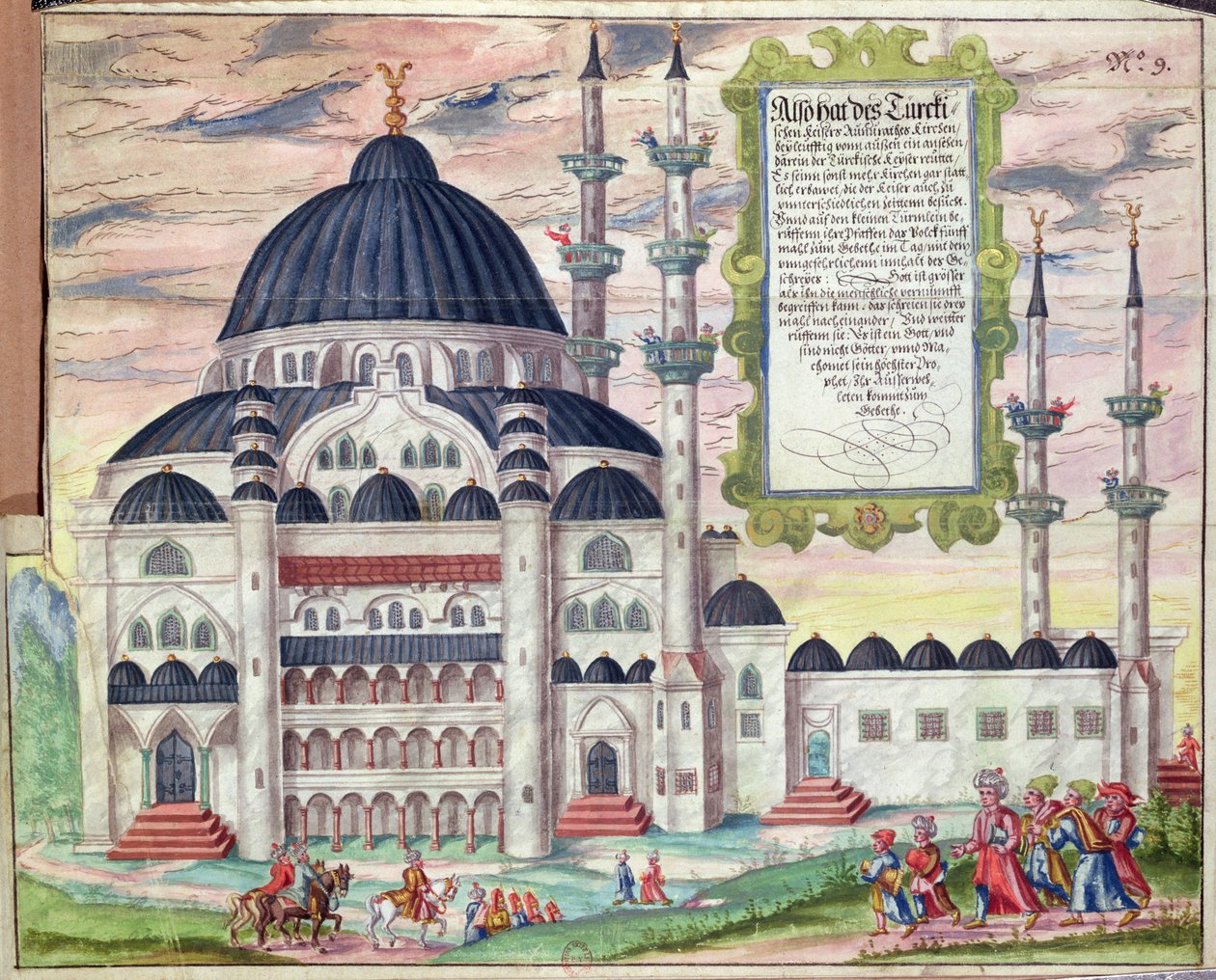 Uma mesquita na Turquia (wc no papel) de German School
