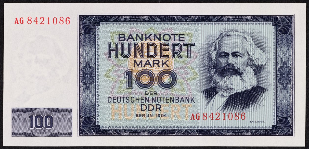Uma nota de cem marcos, 1964 de German School