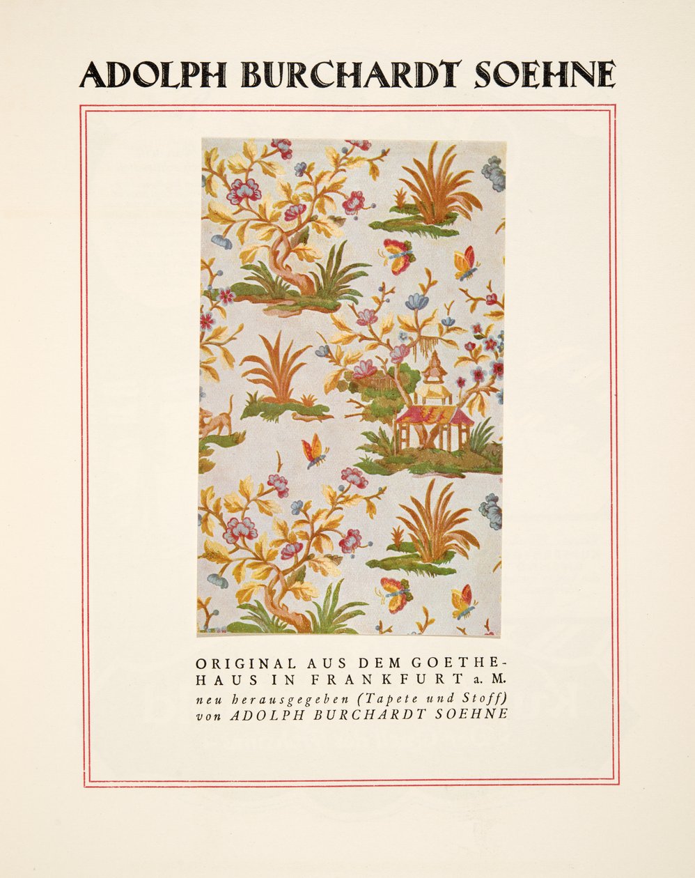 Anúncio de Adolph Burchardt Soehne, de Styl, pub.1922 (impressão em pochoir) de German School