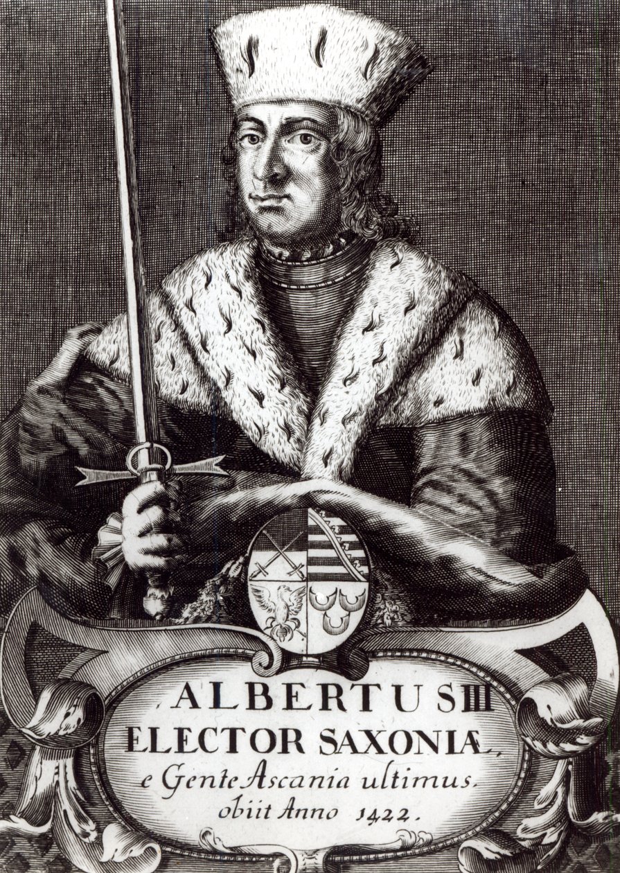 Albert III, último eleitor da Saxônia da dinastia ascaniana de German School