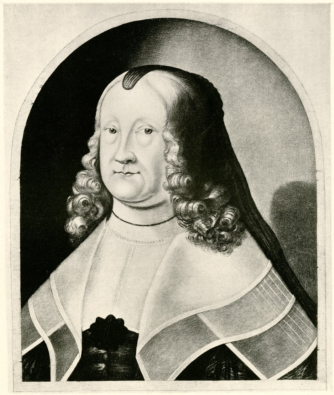 Amalie Elisabeth de Hanau-Miinzenberg, 1884-90 (fototipo) de German School