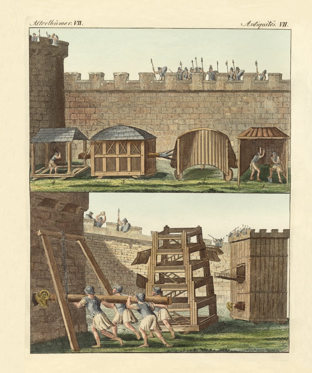 Ferramentas antigas de assédio de German School