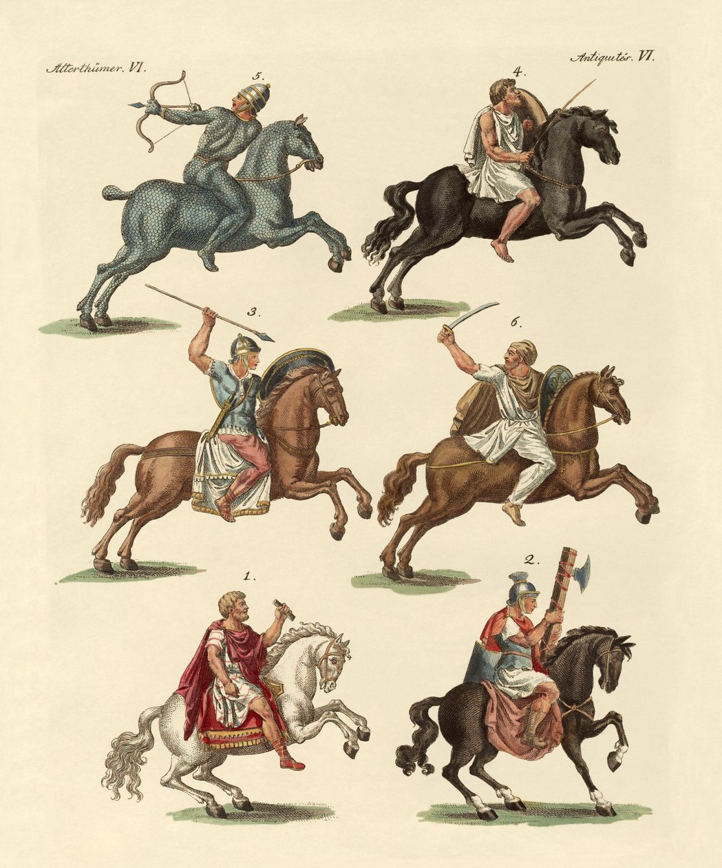 Cavalaria antiga de German School
