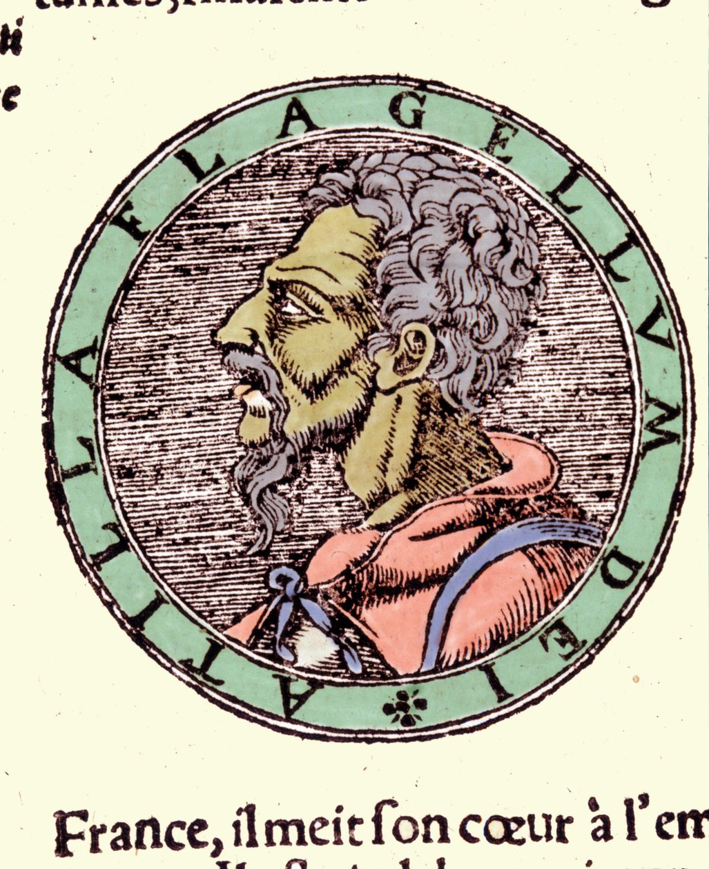 Attila - em "Cosmographia" de Sebastiano Munster de German School