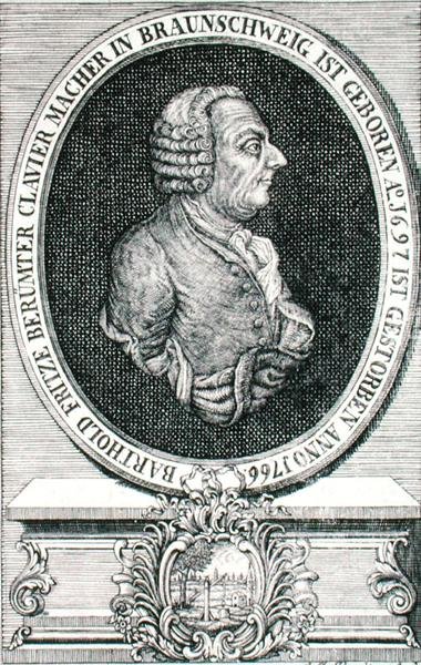 Barthold Fritz (1697-1766) gravado por J.C. Eberling (gravura) de German School