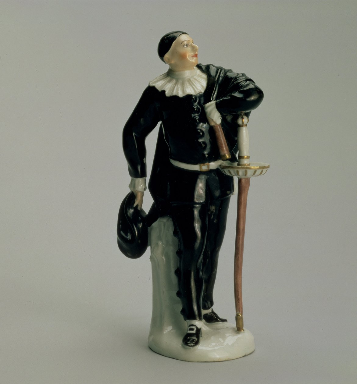 Capitão da série Commedia dellArte de Wenzel Neu (d.1774), para a fábrica Kloster-Veilsdorf, 1764-5 (porcelana) de German School