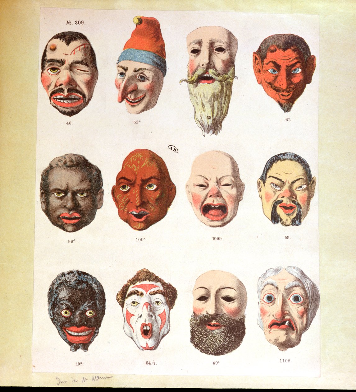 Máscaras de carnaval de German School