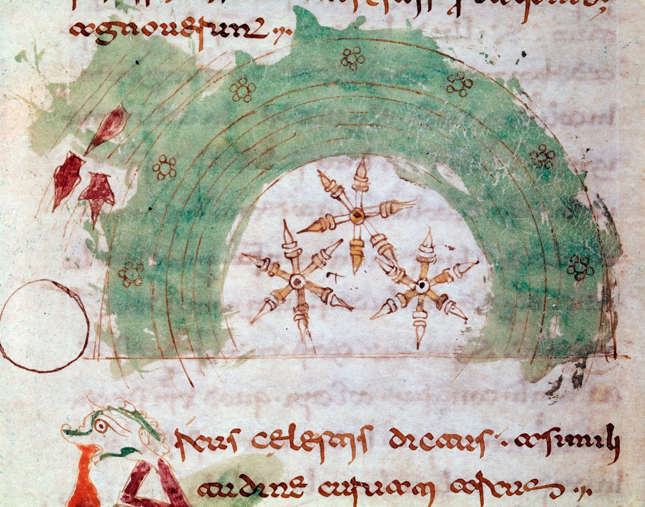 Arco Celestial (Miniatura, século IX) de German School