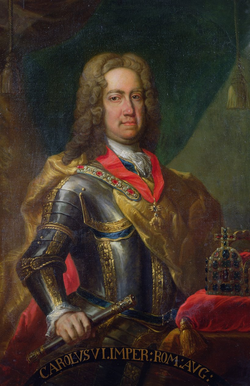 Carlos VI (1685-1740) Sacro Imperador Romano de German School