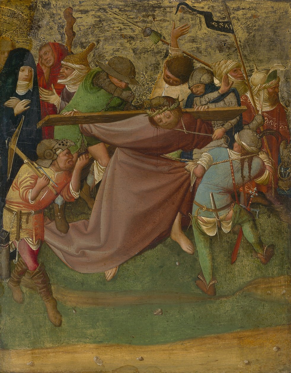 Cristo carregando a cruz, 1420-25 de German School