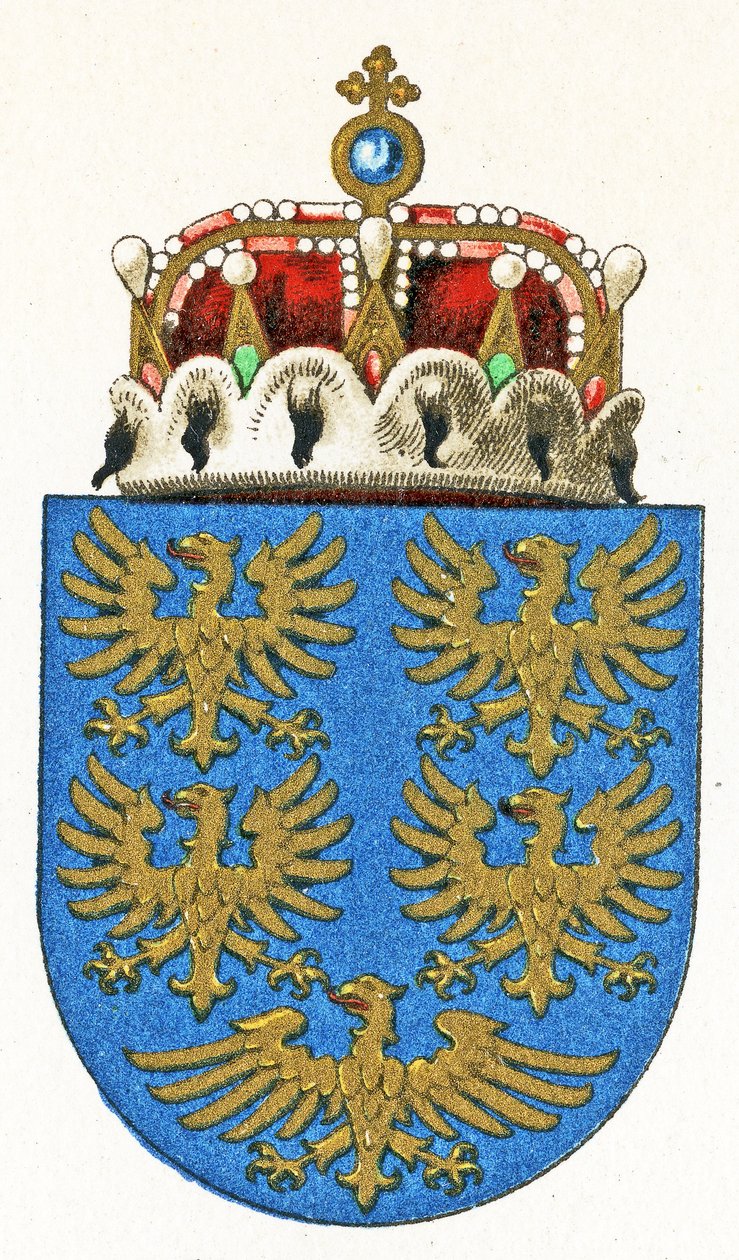 Brasão de armas da Baixa Áustria, c.1898 de German School