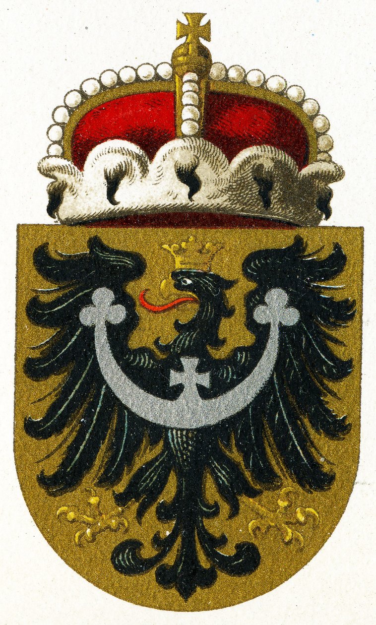 Brasão da Silésia, c.1898 de German School
