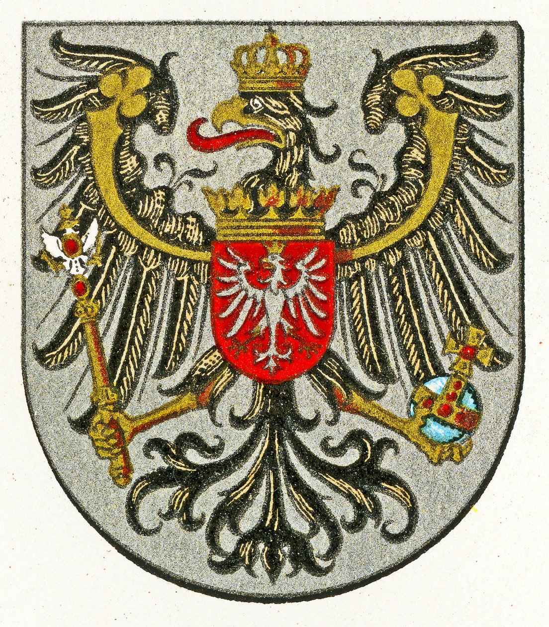 Brasão de Posen, c.1898 de German School
