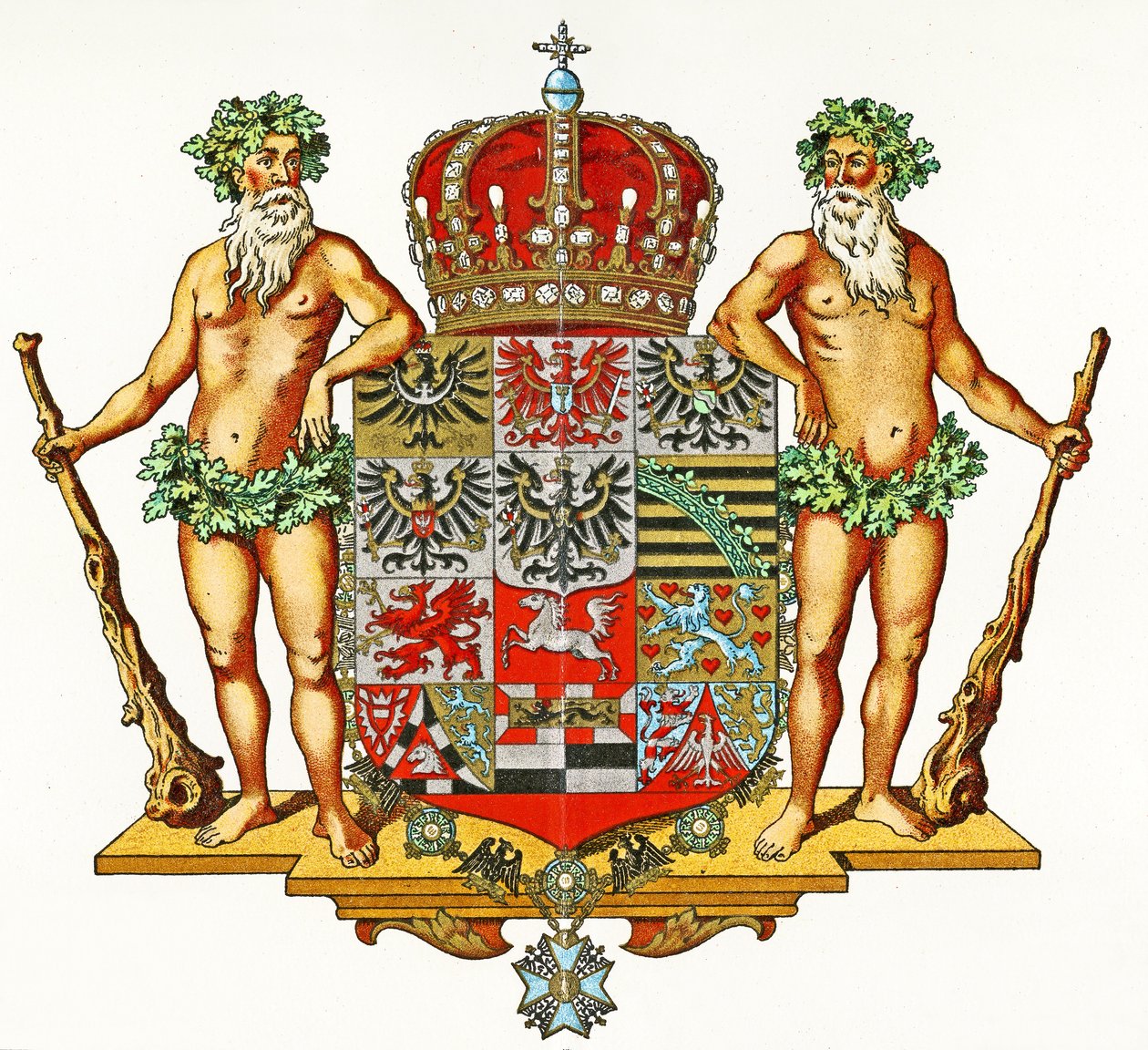Brasão de armas da Prússia, c.1898 de German School