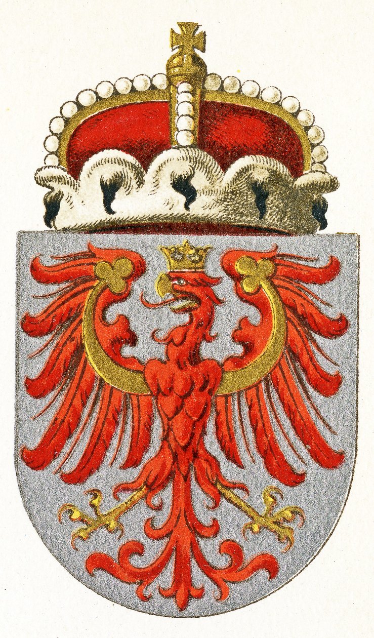 Brasão de armas do Tirol. c.1898 de German School