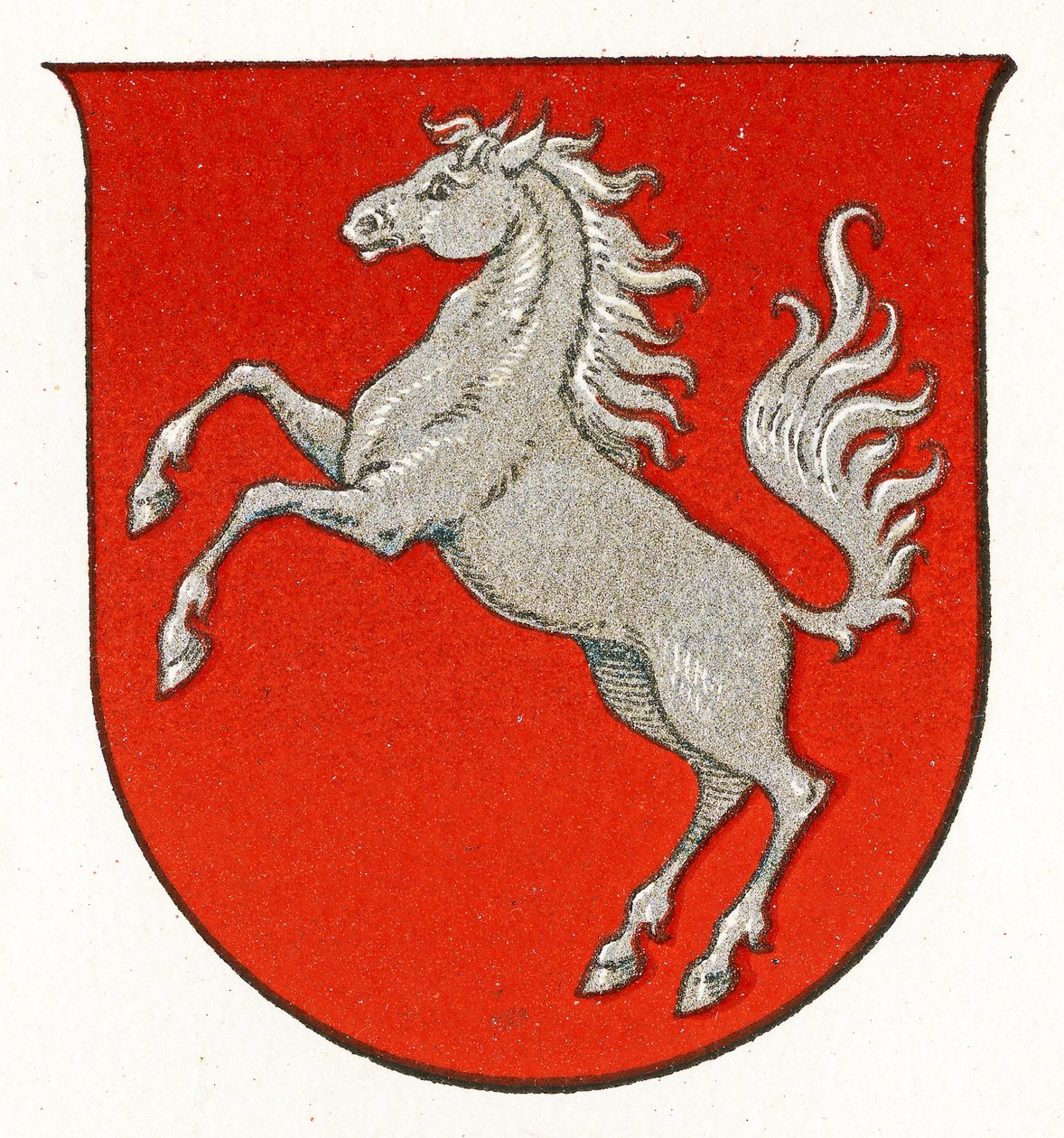 Brasão de Westphalia, c.1898 de German School