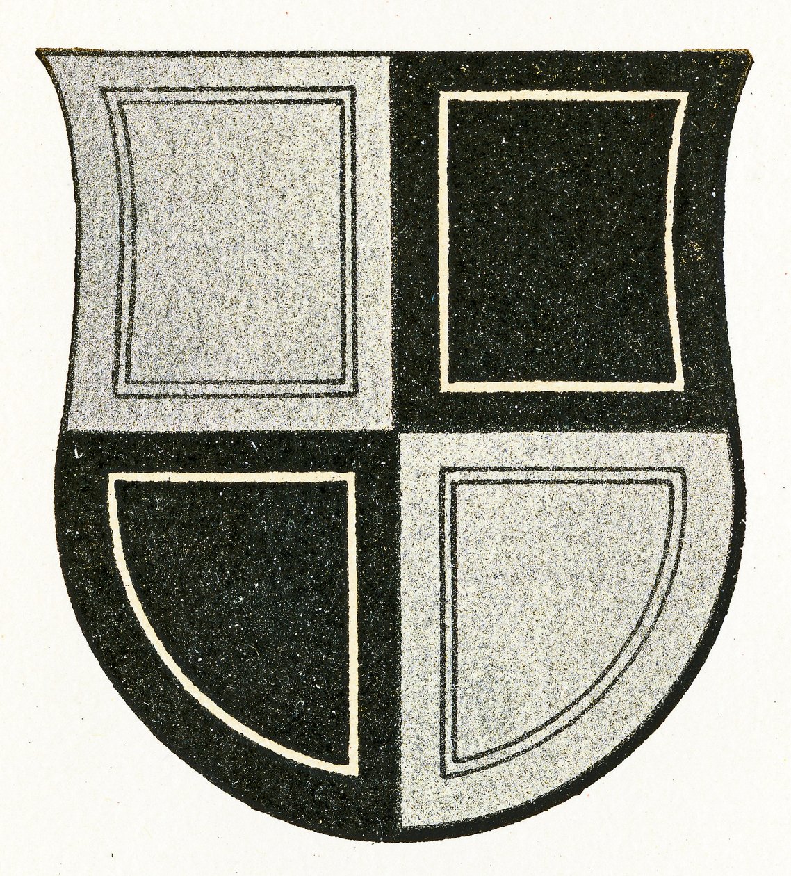 Brasão de Zollern (Hechingen), c.1898 de German School