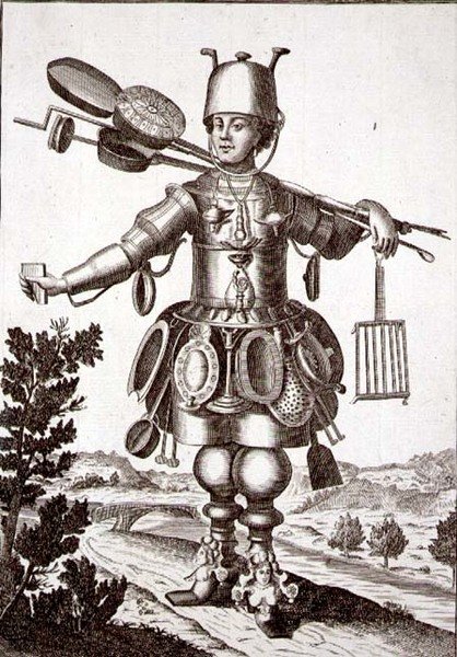 Traje para um braseiro, pub. por Gerard Valck (1651/2-1726) c.1690 (gravura) de German School