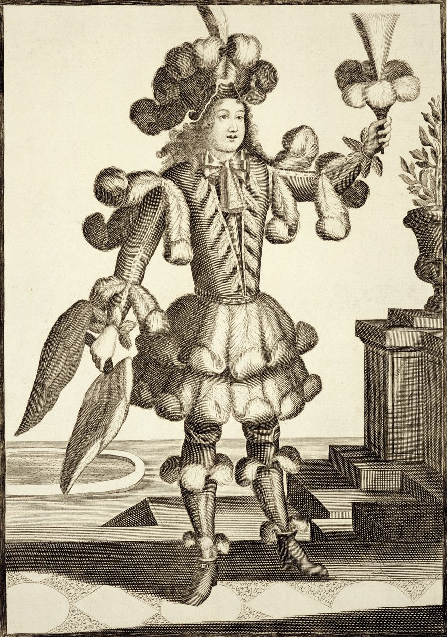 Traje para um negociante de pena, pub. por Gerard Valck (16512-1726) c.1690 de German School
