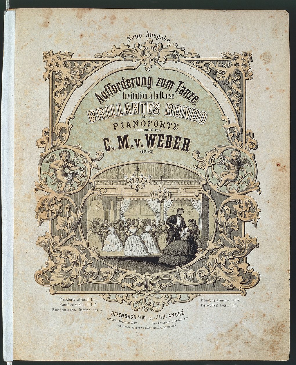 Capa da partitura de 
