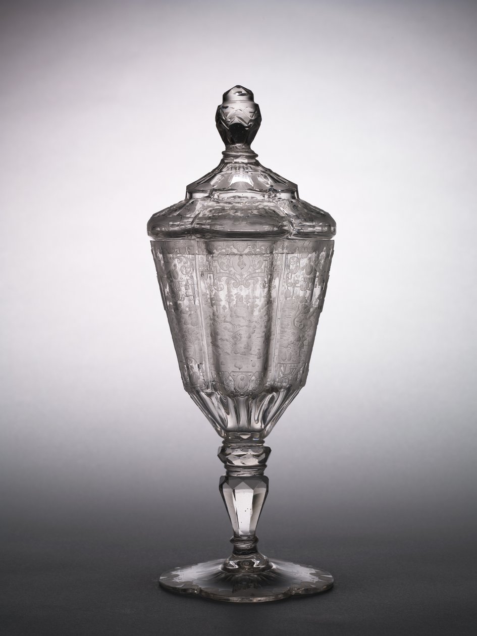 Covered Cup, Silesia, c.1725 (vidro) de German School