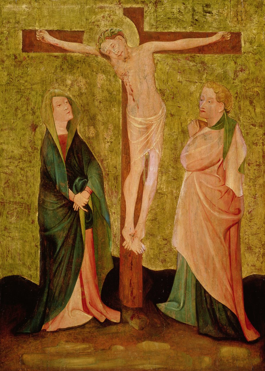 Crucificação com Maria e João de German School
