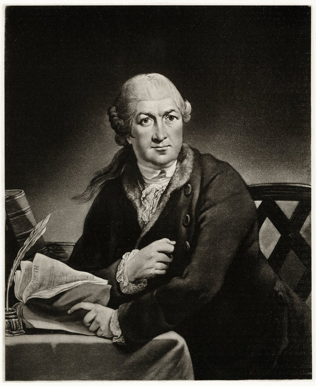 David Garrick, 1884-90 (fototipo) de German School