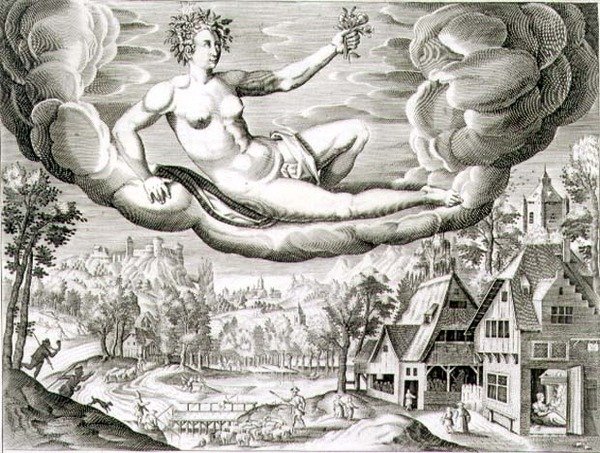 Dawn, gravada por Paul Furst (c.1605-66) (gravura) de German School
