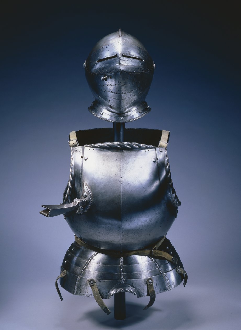 Elementos de uma armadura parcial, c.1510-1530 de German School