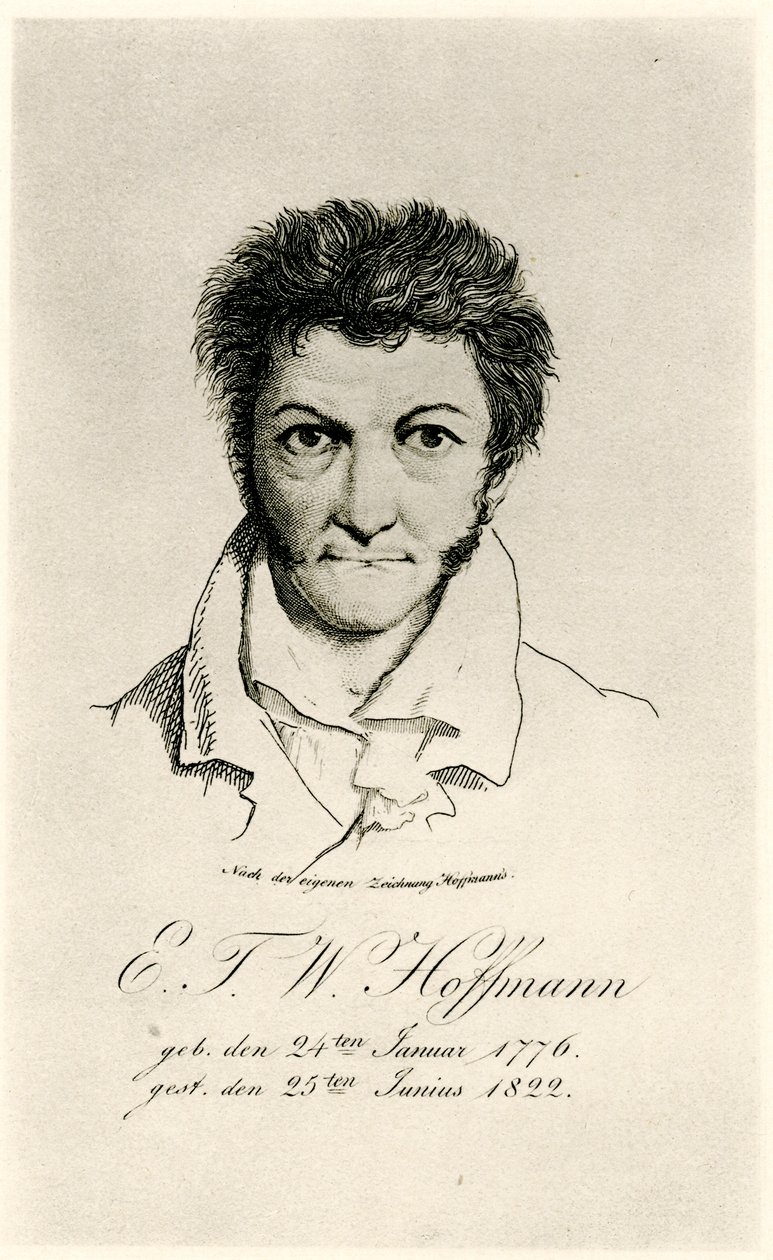 Ernst Theodor Amadeus Hoffmann (1776-1822) 1884-90 (fototipo) de German School
