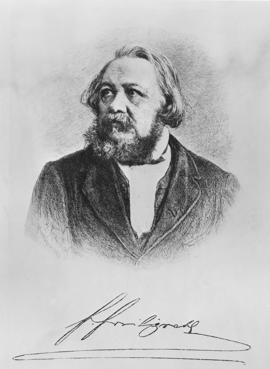 Ferdinand Freiligrath (litho) de German School