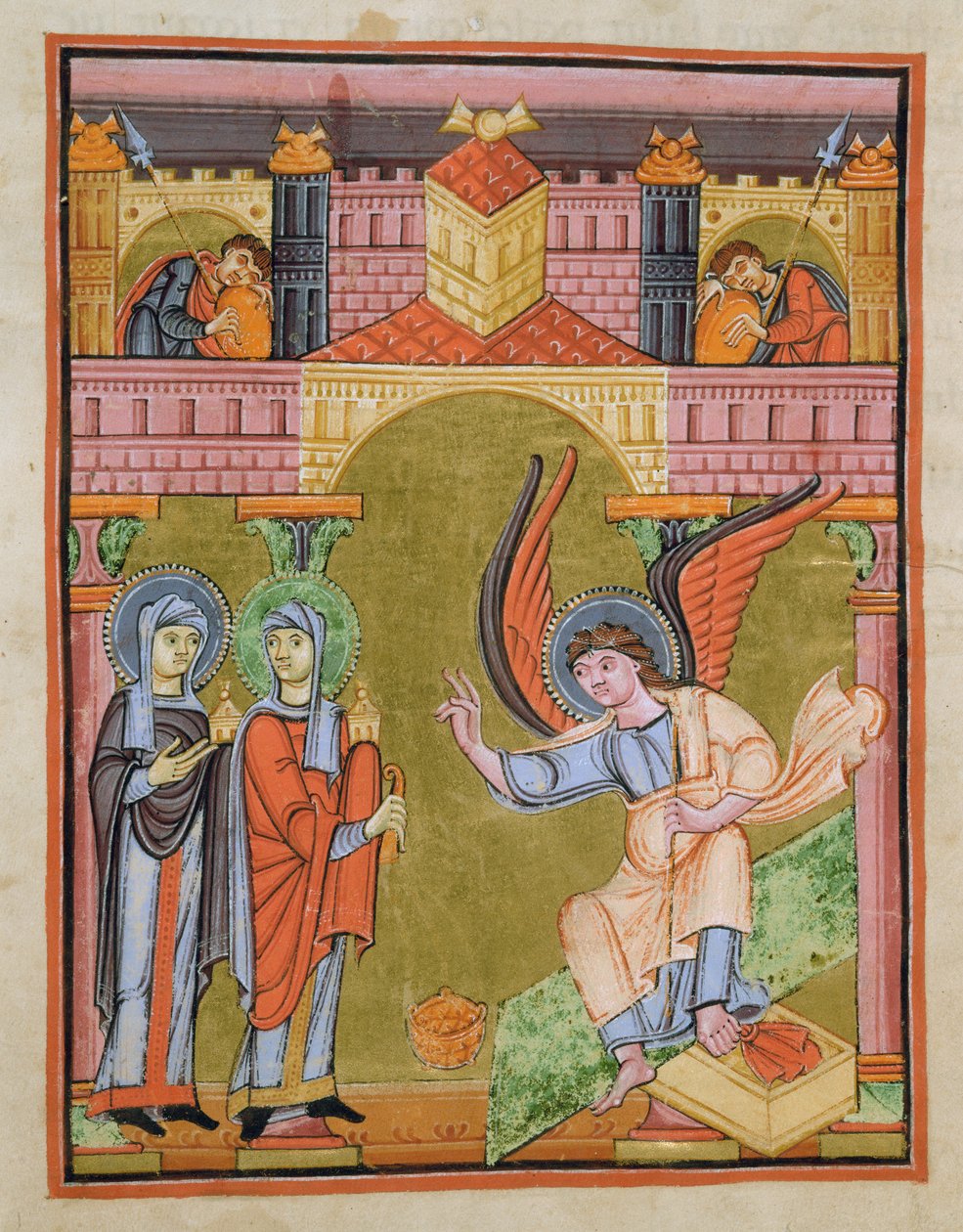 Fol. 33v da Escola Evangelica de Reichenau, Codex F. II. 1 de German School