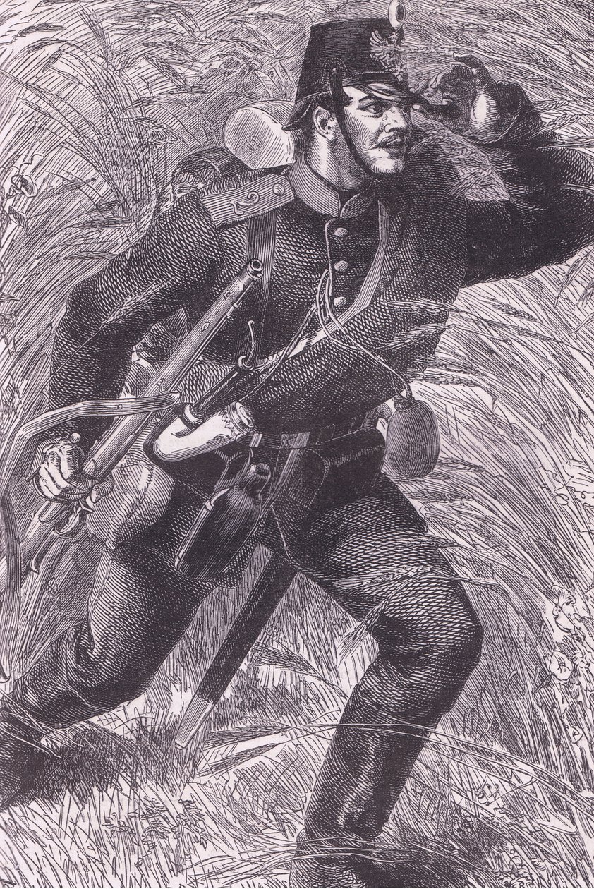Forward, Cassells History of the War between France and Germany publicado por Cassell and Company Limited, c.1890 (litho) de German School