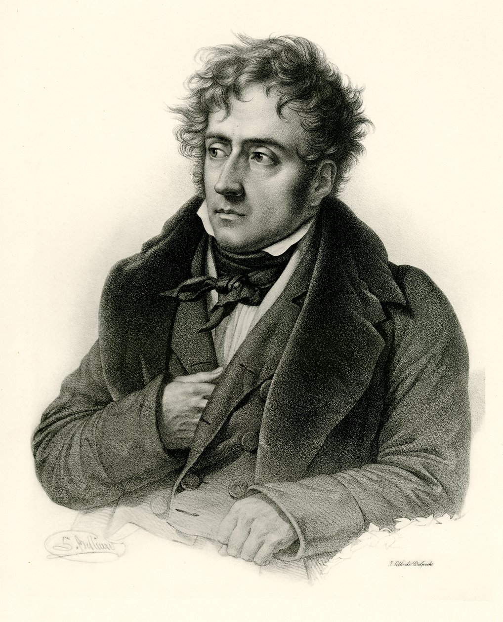 François René Vicomte de Châteaubriand de German School