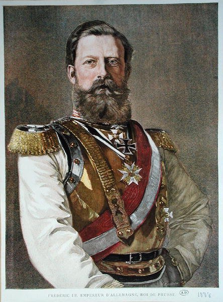 Frederick III (1831-88) 1888 (cor litho) de German School