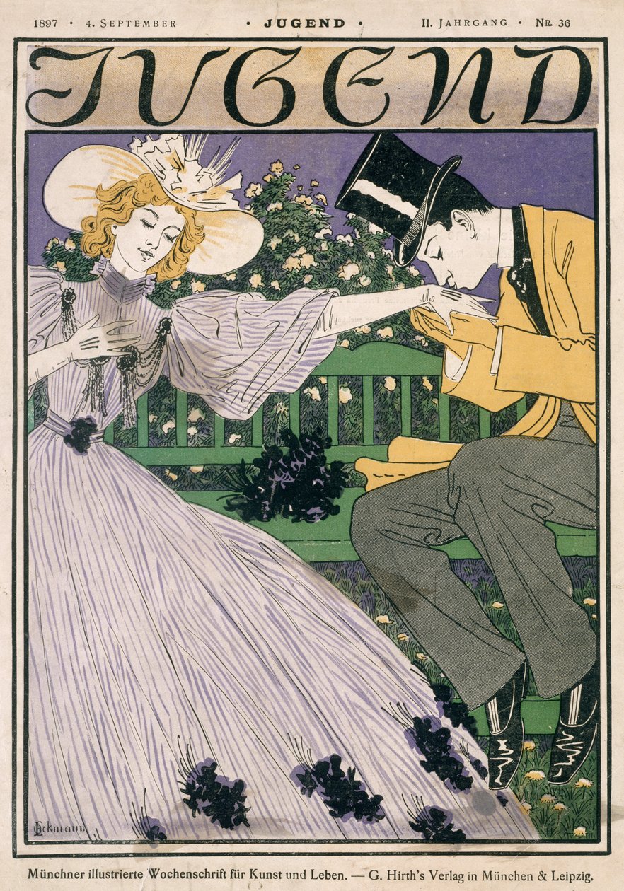 Capa da revista Youth, 4 de setembro de 1897 de German School