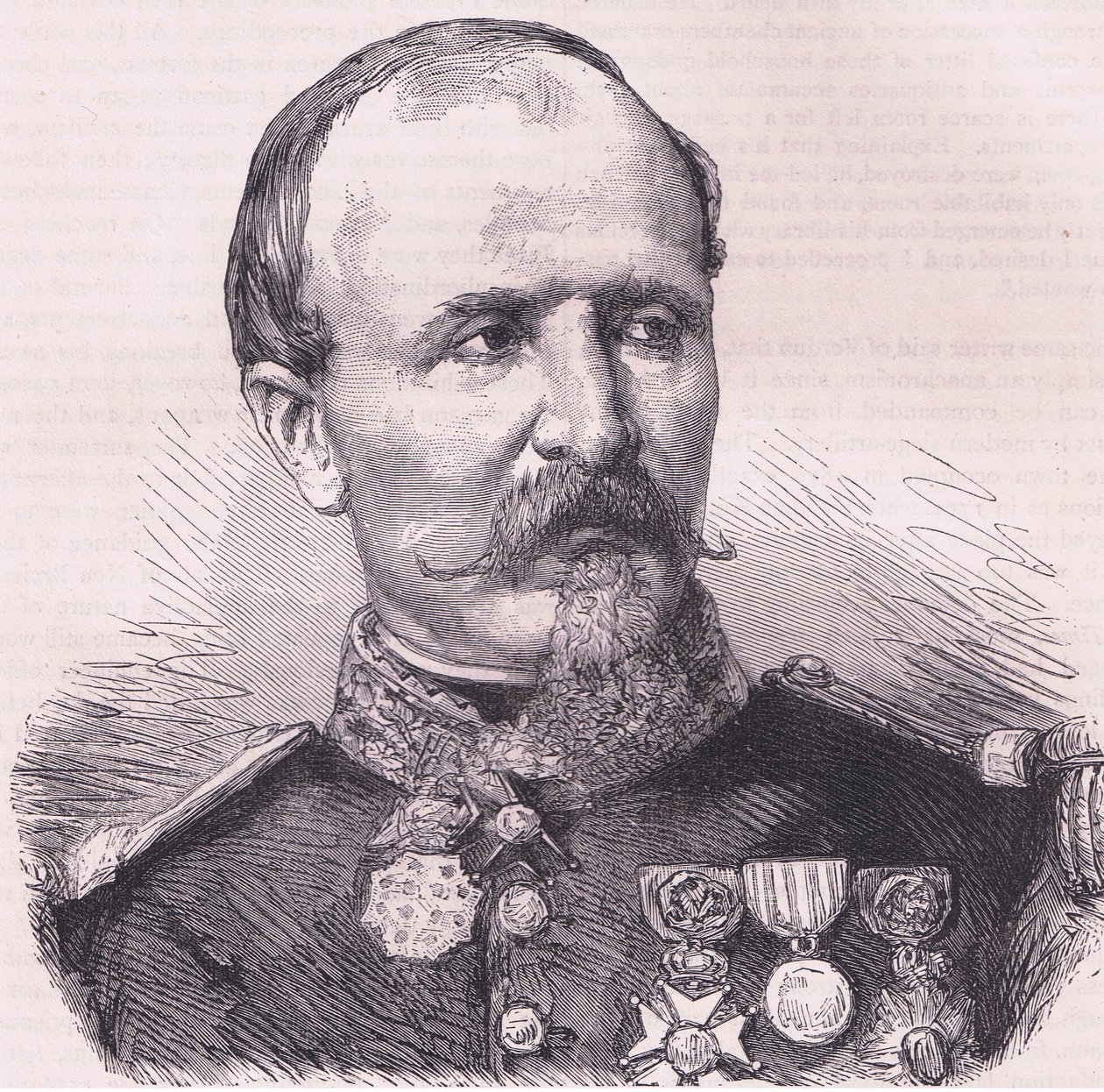 General Chanly, Cassells History of the War between France and Germany publicado por Cassell and Company Limited, c.1890 (litho) de German School